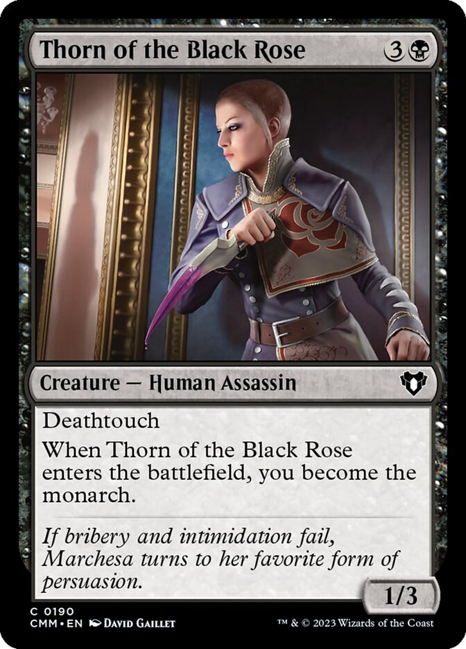 Thorn of the Black Rose — Commander Masters (CMM) #190