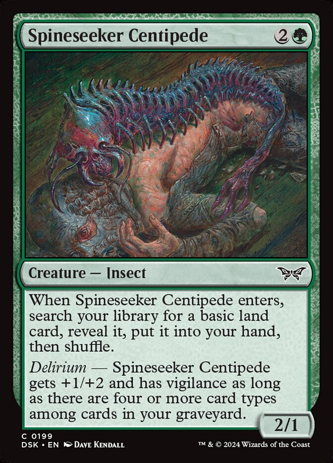 Spineseeker Centipede — Duskmourn: House of Horror (DSK) #199