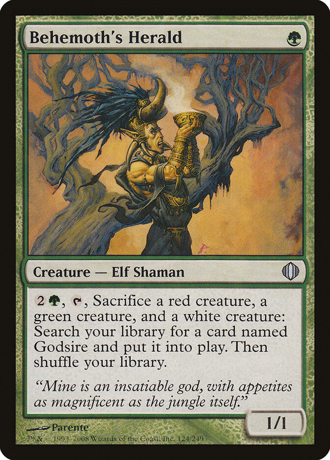 Behemoth's Herald — Shards of Alara (ALA) #124