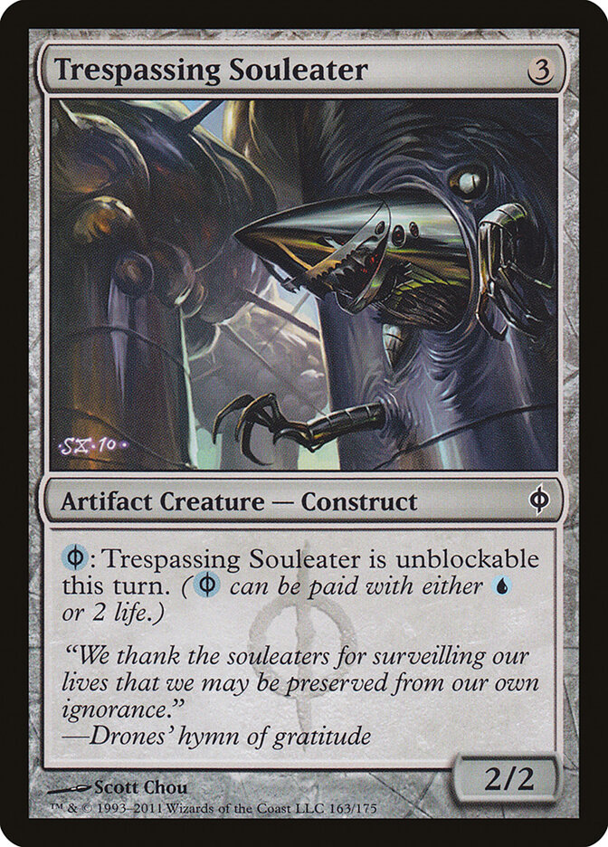 Trespassing Souleater — New Phyrexia (NPH) #163