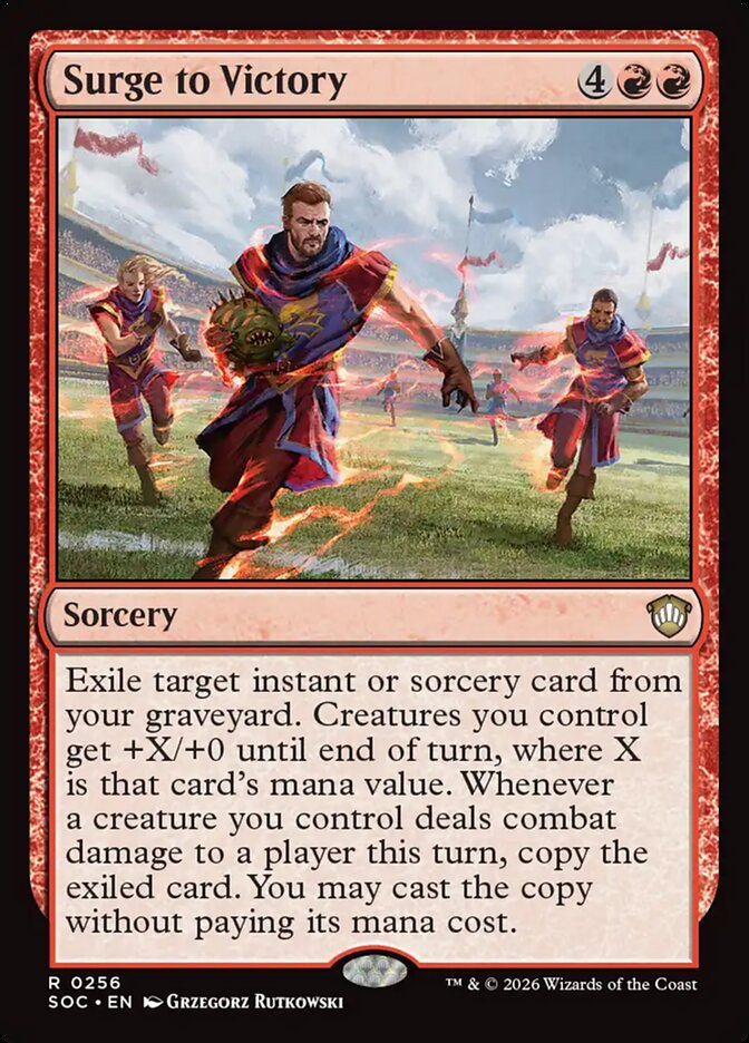 Surge to Victory — Secrets of Strixhaven Commander (SOC) #256