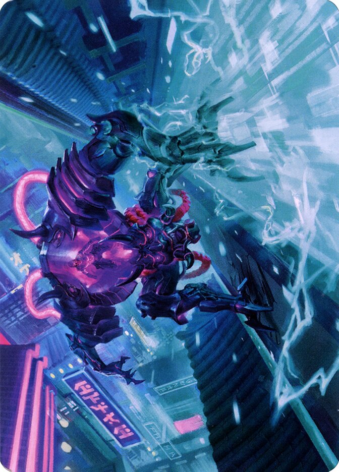 Surgehacker Mech // Surgehacker Mech — Neon Dynasty Art Series (ANEO) #45