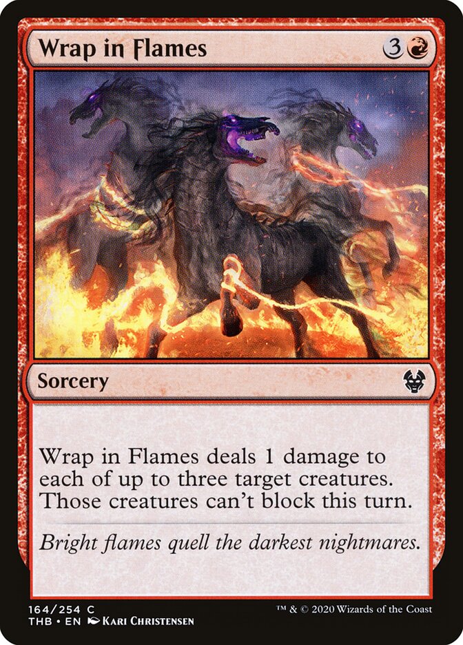 Wrap in Flames — Theros Beyond Death (THB) #164