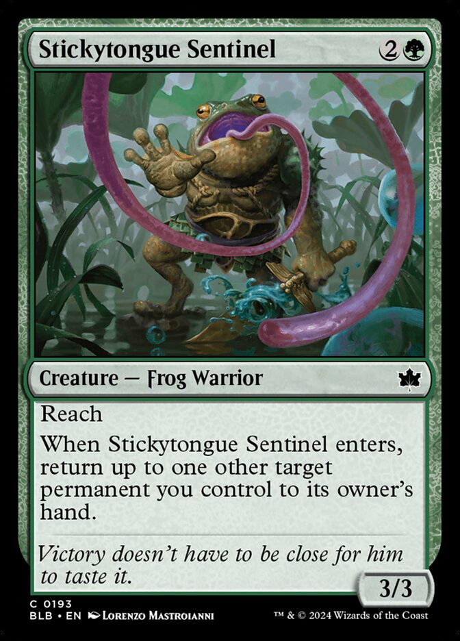 Stickytongue Sentinel — Bloomburrow (BLB) #193