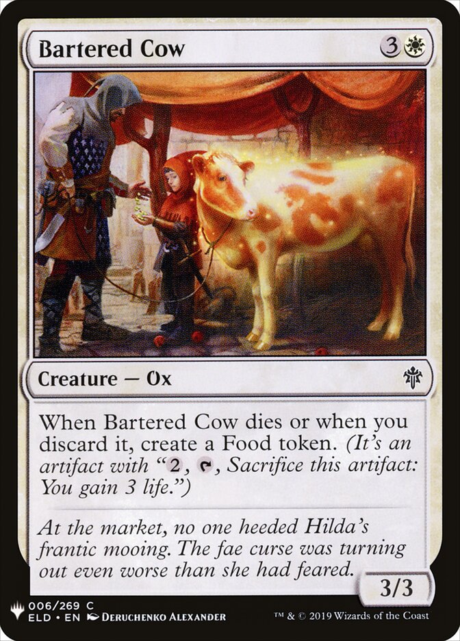 Bartered Cow — The List (PLST) #ELD-6