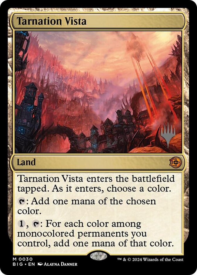 Tarnation Vista — The Big Score Promos (PBIG) #30p