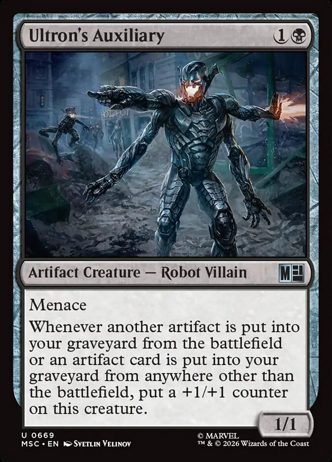 Ultron's Auxiliary — Marvel Super Heroes Commander (MSC) #669