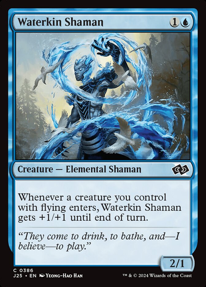 Waterkin Shaman — Foundations Jumpstart (J25) #386