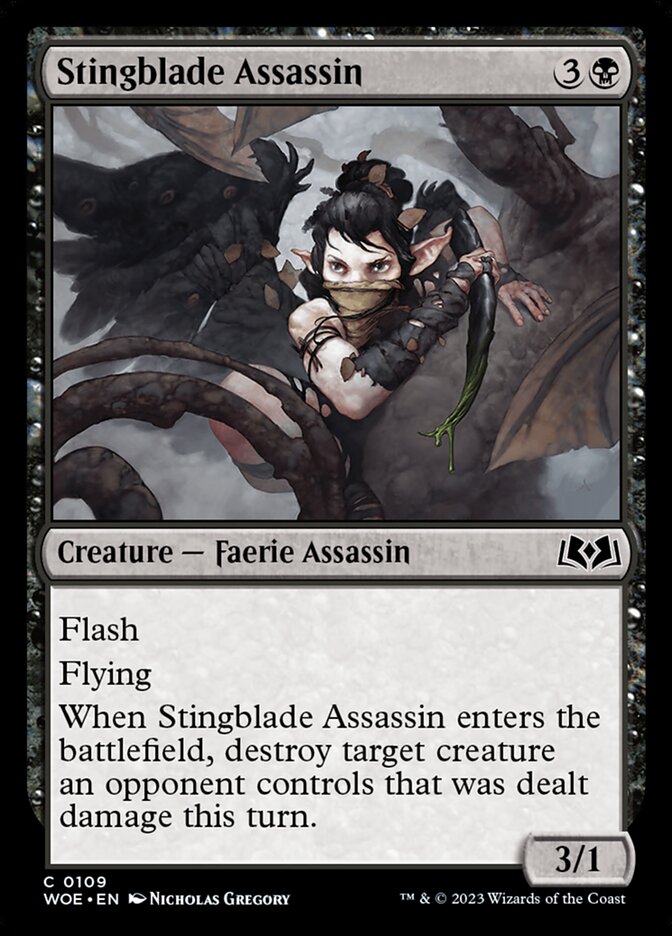 Stingblade Assassin — Wilds of Eldraine (WOE) #109