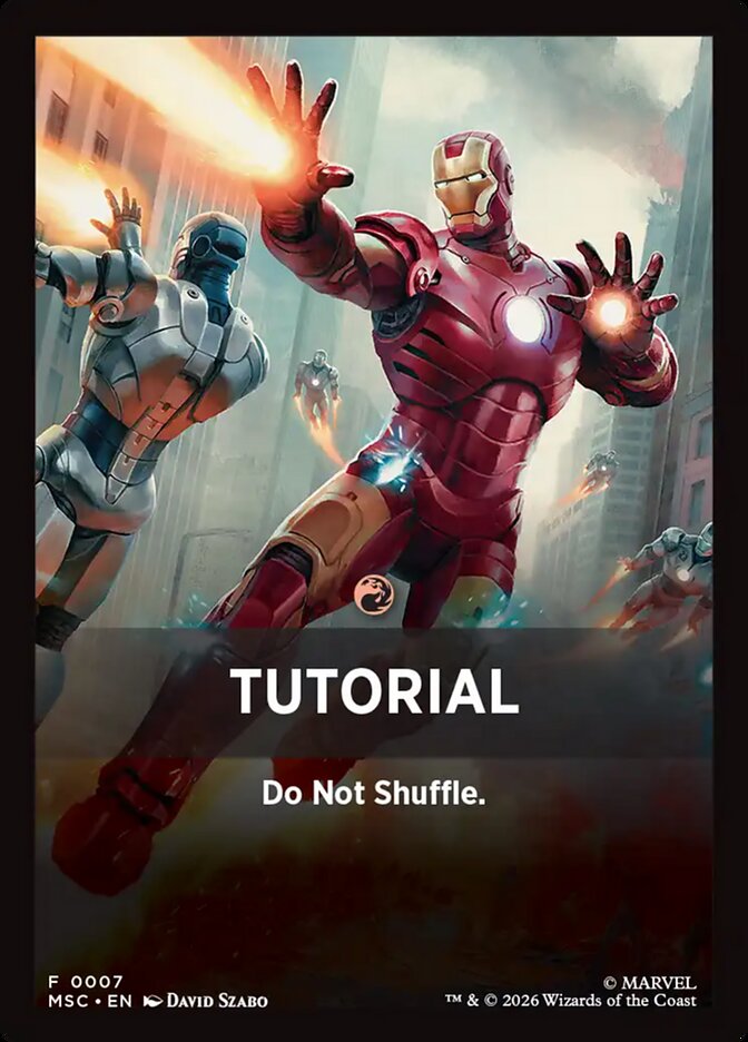 Tutorial — Marvel Super Heroes Jumpstart Front Cards (FMSC) #7