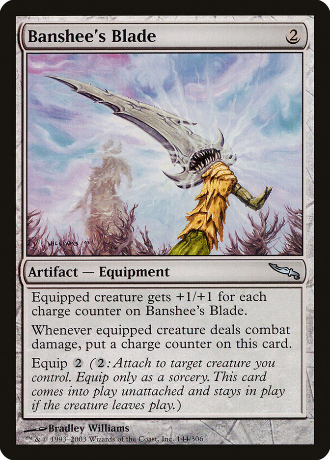 Banshee's Blade — Mirrodin (MRD) #144