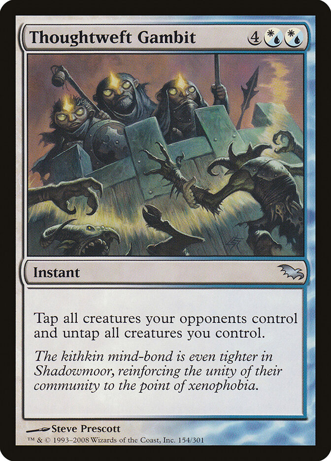 Thoughtweft Gambit — Shadowmoor (SHM) #154