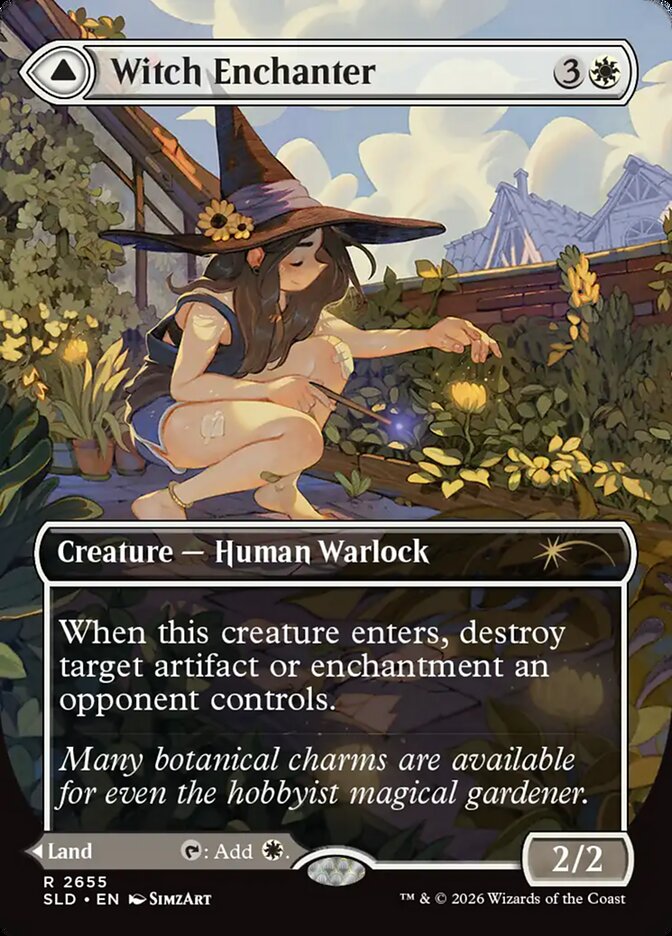 Witch Enchanter // Witch-Blessed Meadow — Secret Lair Drop (SLD) #2655
