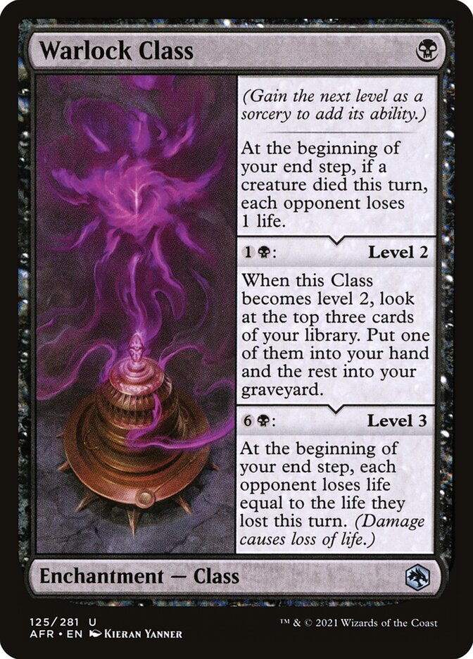 Warlock Class — Adventures in the Forgotten Realms (AFR) #125