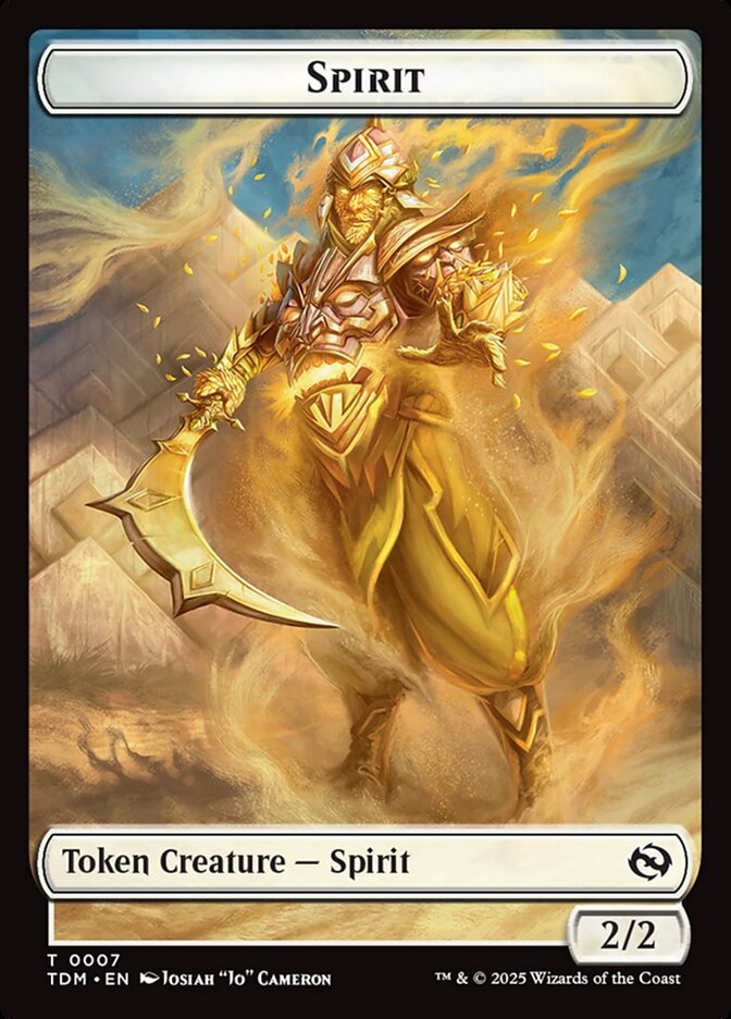 Spirit — Tarkir: Dragonstorm Tokens (TTDM) #7