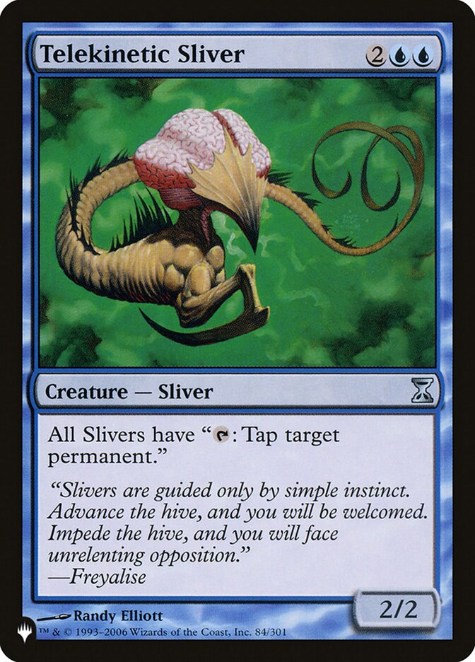 Telekinetic Sliver — The List (PLST) #TSP-84