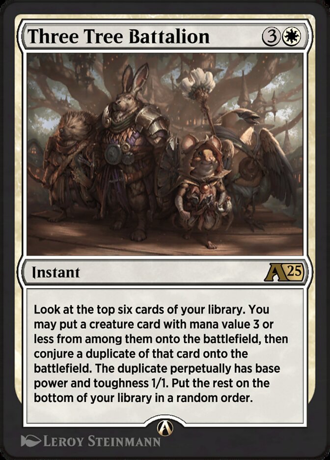 Three Tree Battalion — Alchemy: Bloomburrow (YBLB) #4