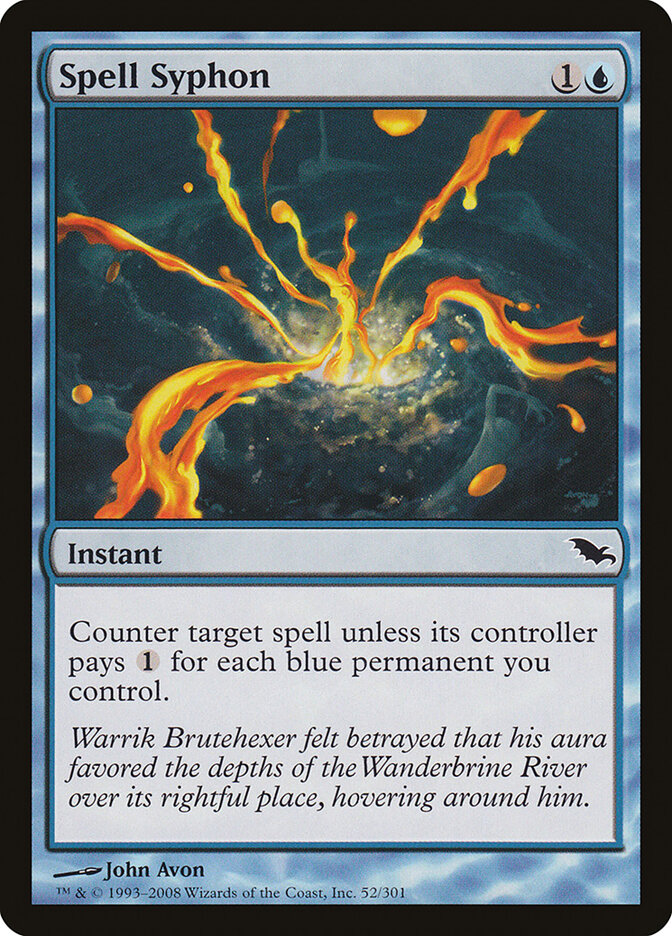 Spell Syphon — Shadowmoor (SHM) #52