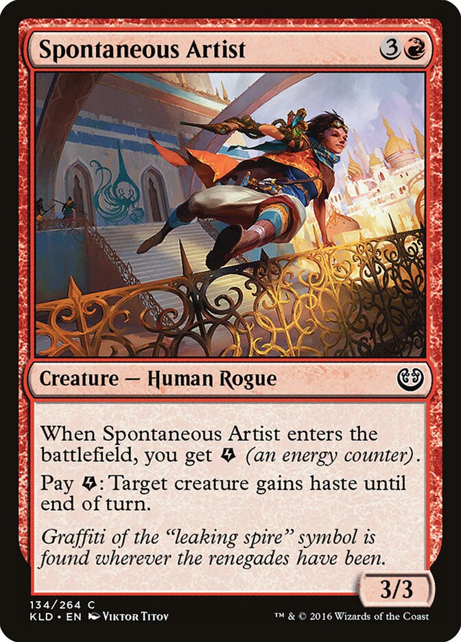 Spontaneous Artist — Kaladesh (KLD) #134