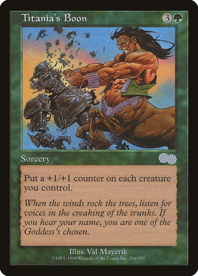 Titania's Boon — Urza's Saga (USG) #276
