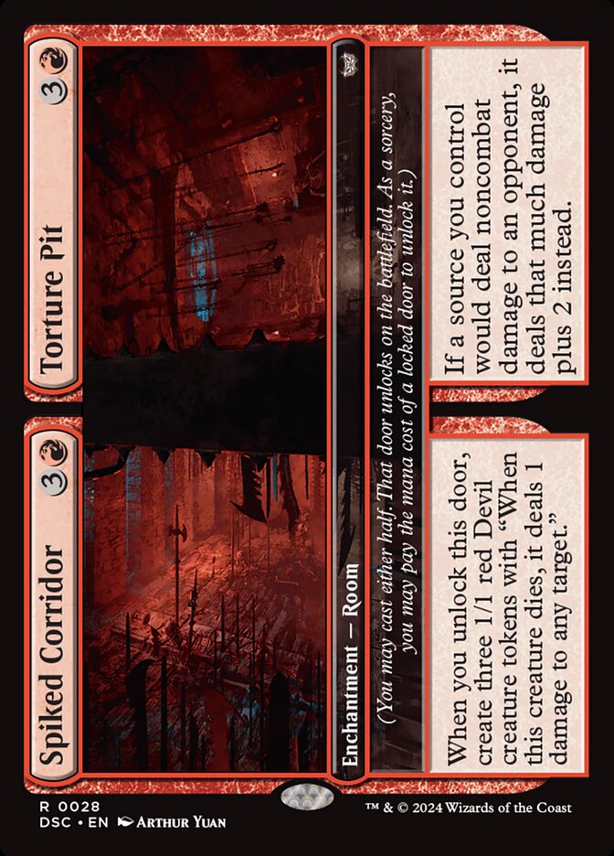 Spiked Corridor // Torture Pit — Duskmourn: House of Horror Commander (DSC) #28