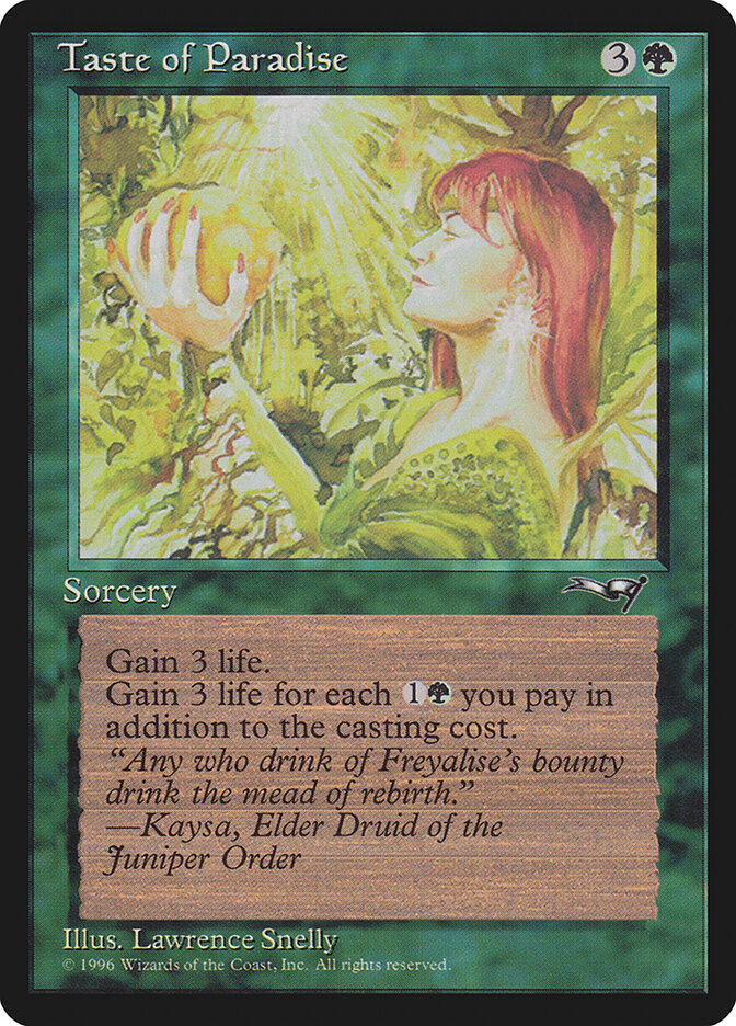 Taste of Paradise — Alliances (ALL) #100a