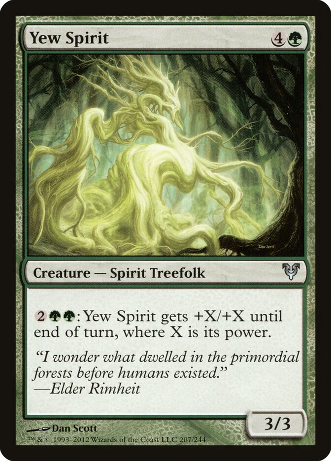 Yew Spirit — Avacyn Restored (AVR) #207