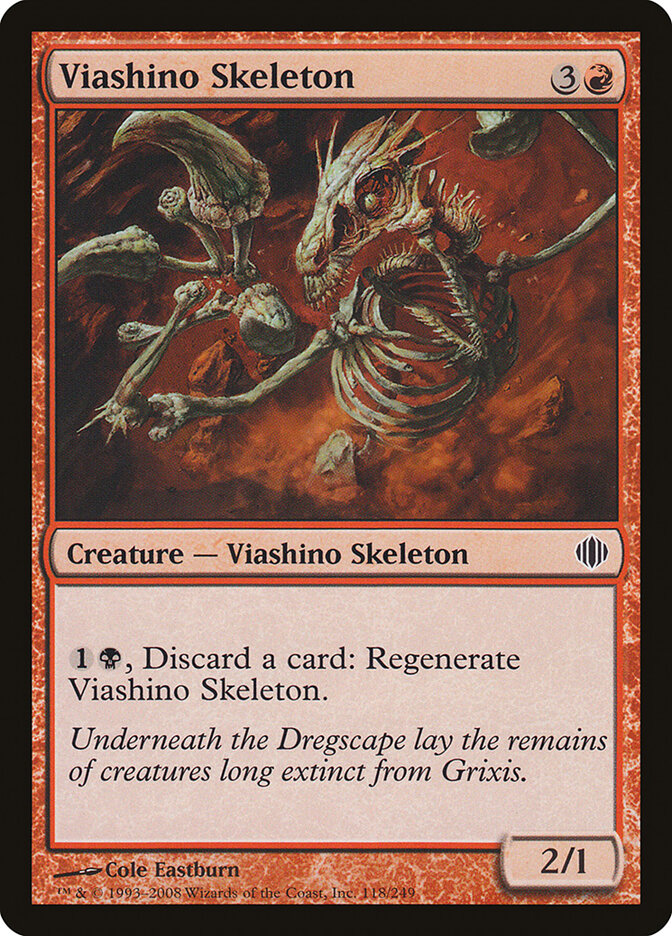Viashino Skeleton — Shards of Alara (ALA) #118