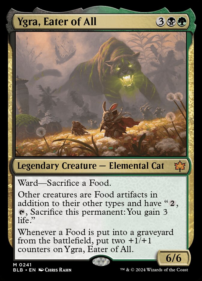 Ygra, Eater of All — Bloomburrow (BLB) #241