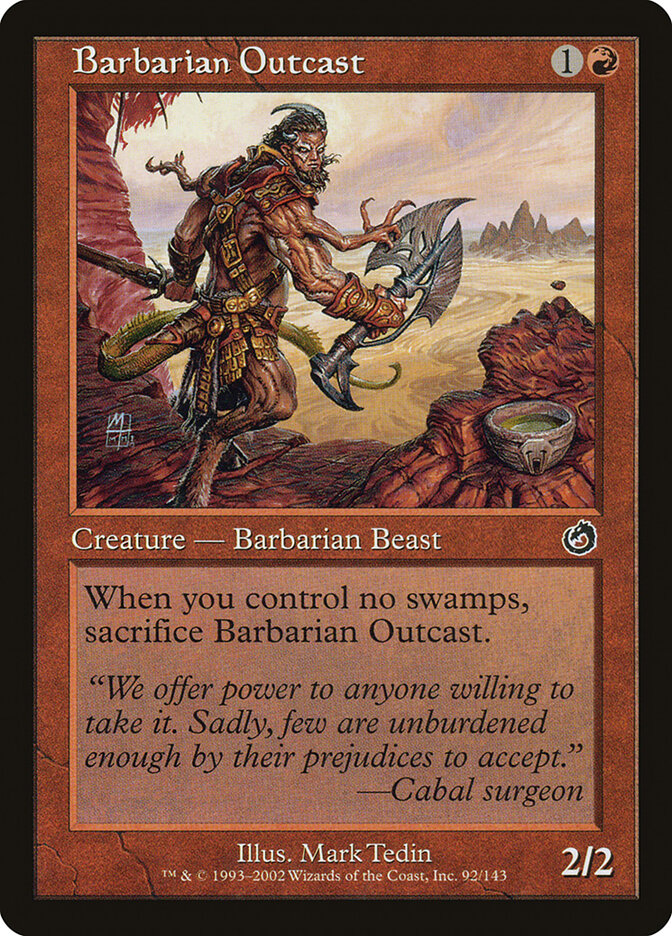 Barbarian Outcast — Torment (TOR) #92
