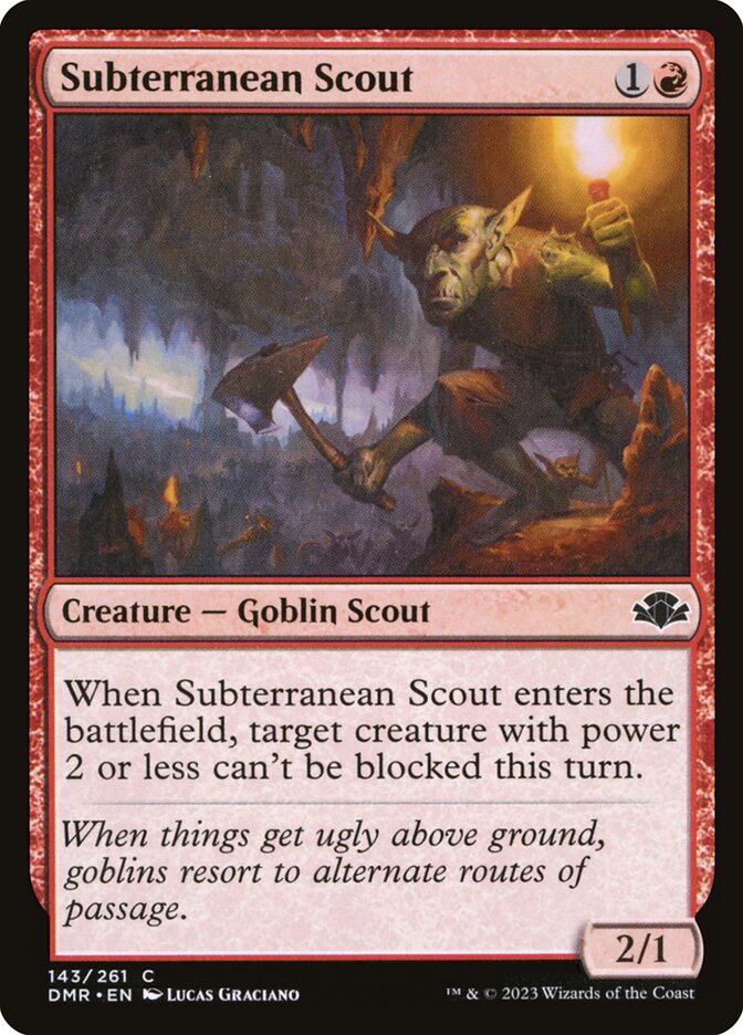 Subterranean Scout — Dominaria Remastered (DMR) #143