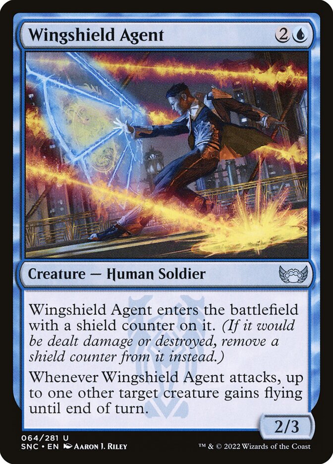 Wingshield Agent — Streets of New Capenna (SNC) #64