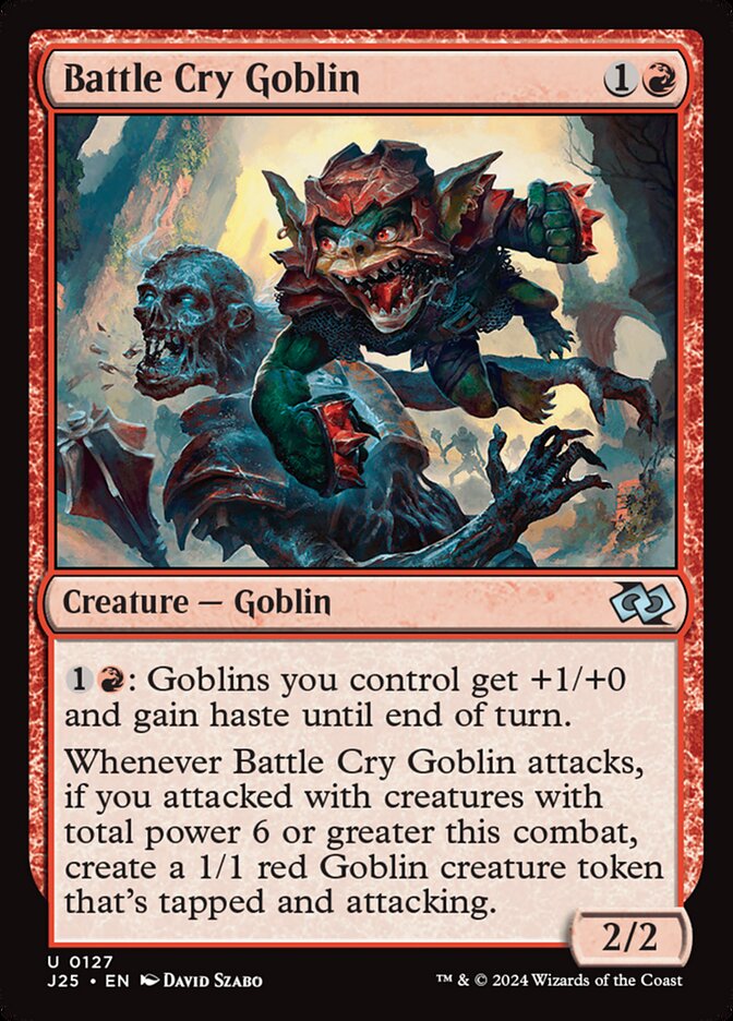 Battle Cry Goblin — Foundations Jumpstart (J25) #127