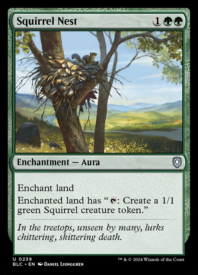 Squirrel Nest — Bloomburrow Commander (BLC) #239