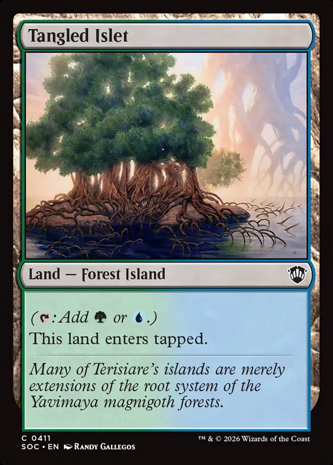 Tangled Islet — Secrets of Strixhaven Commander (SOC) #411