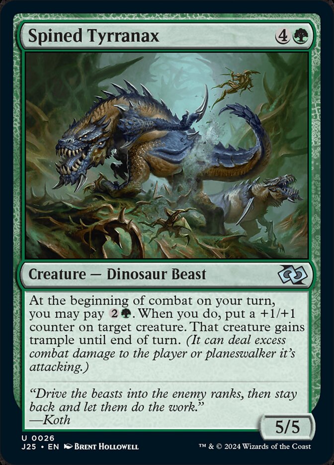 Spined Tyrranax — Foundations Jumpstart (J25) #26