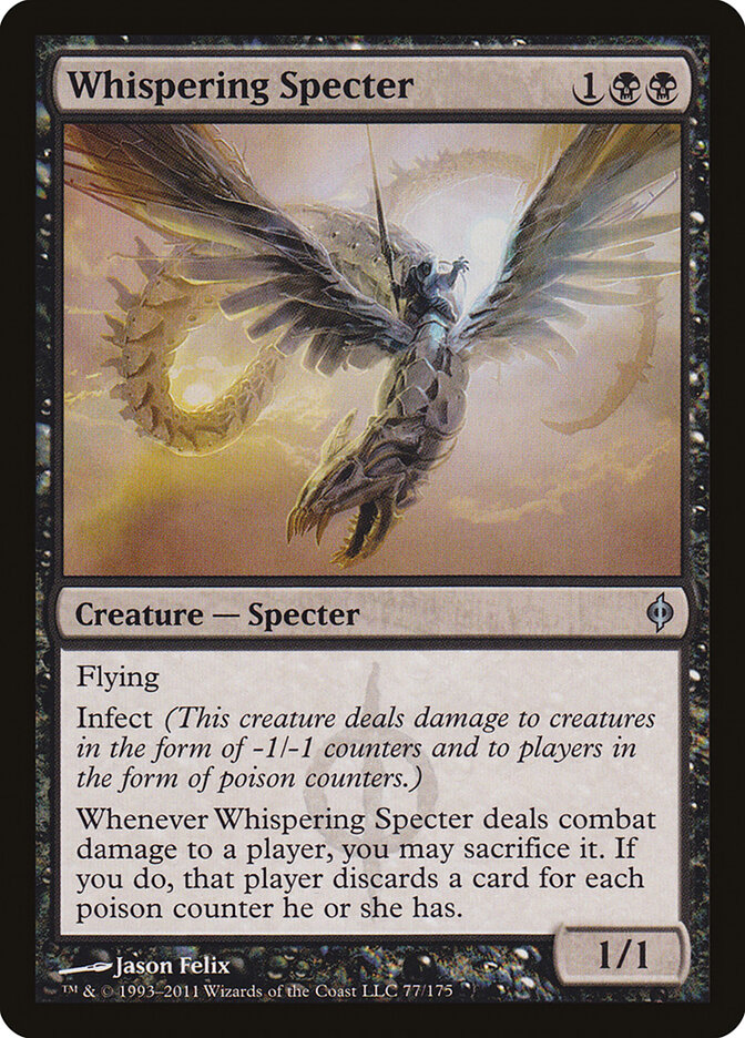 Whispering Specter — New Phyrexia (NPH) #77