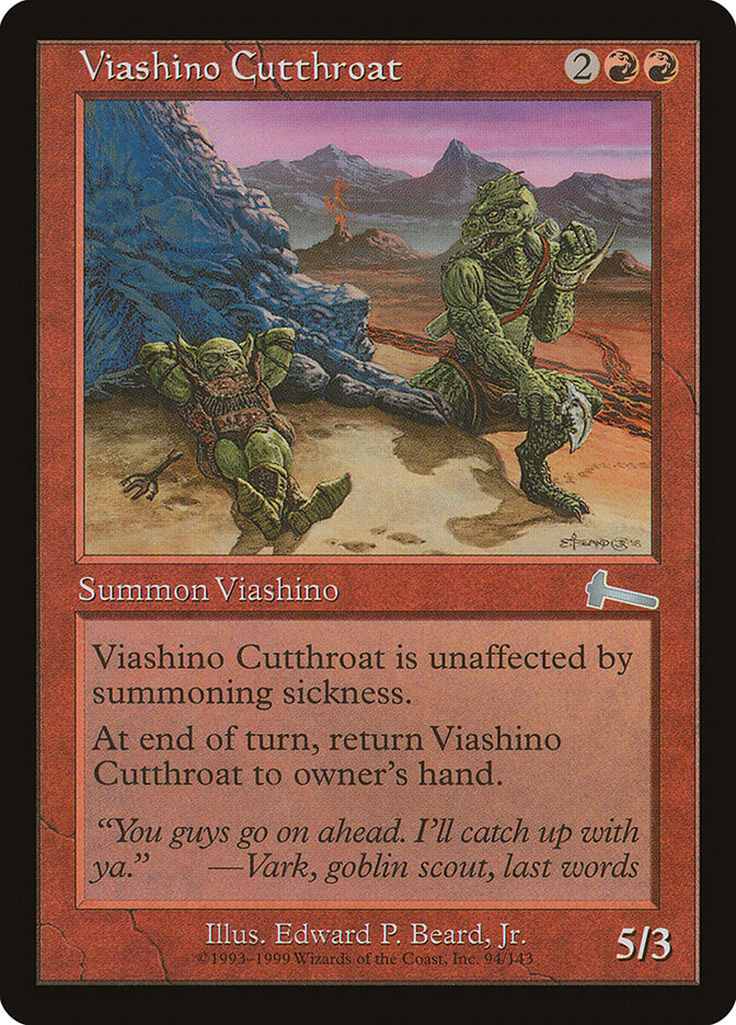 Viashino Cutthroat — Urza's Legacy (ULG) #94