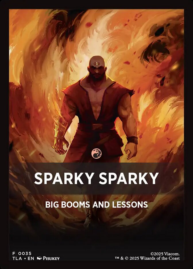Sparky Sparky — Avatar: The Last Airbender Jumpstart Front Cards (JTLA) #35