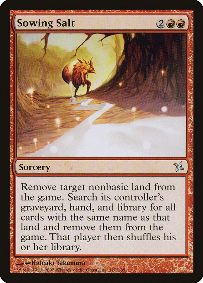 Sowing Salt — Betrayers of Kamigawa (BOK) #118