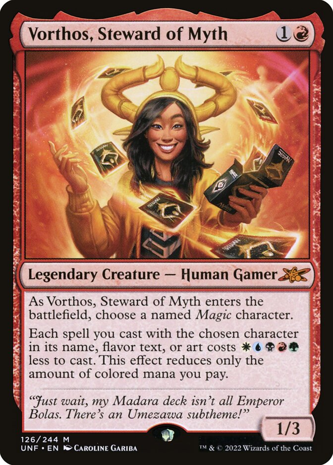 Vorthos, Steward of Myth — Unfinity (UNF) #126