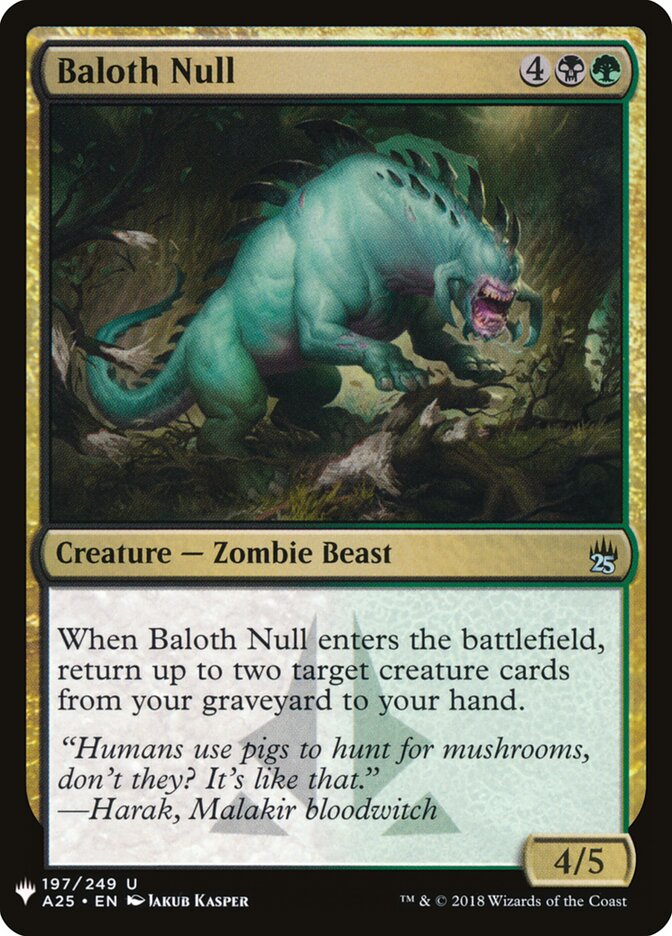Baloth Null — The List (PLST) #A25-197