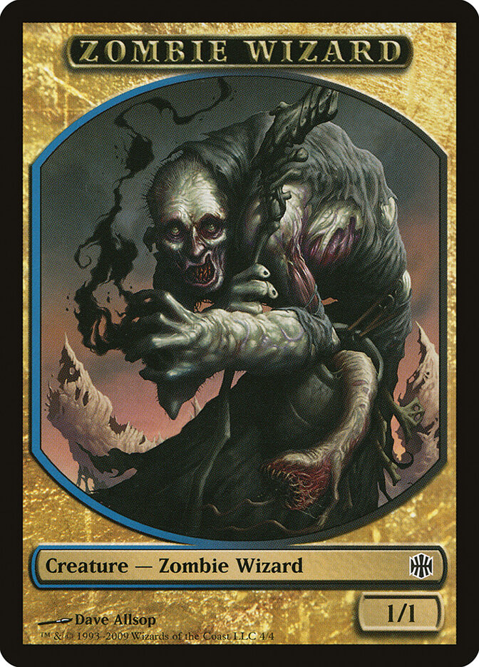 Zombie Wizard — Alara Reborn Tokens (TARB) #4