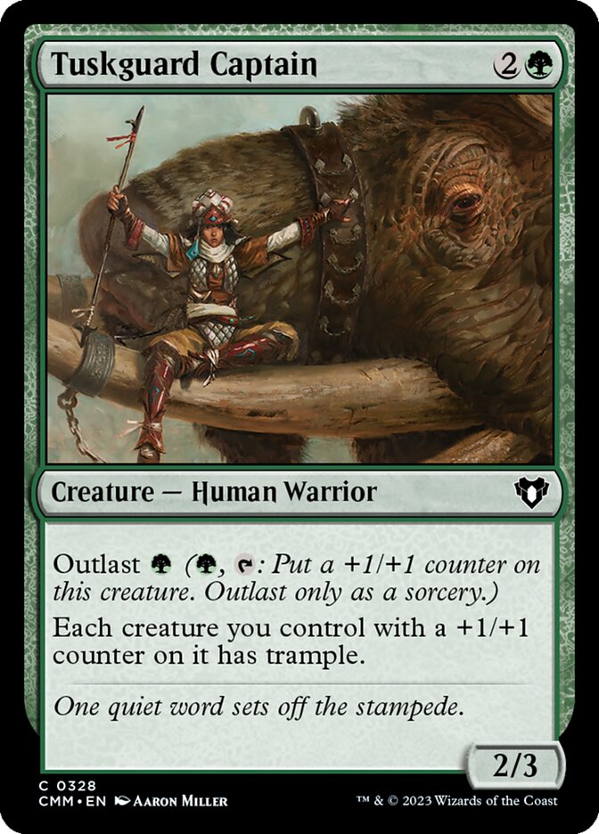 Tuskguard Captain — Commander Masters (CMM) #328