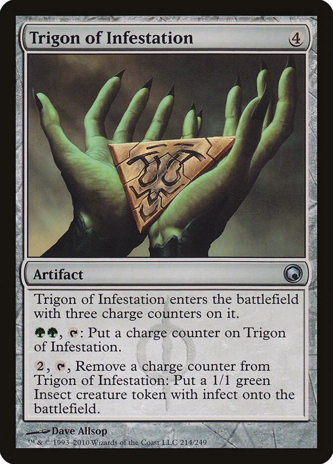 Trigon of Infestation — Scars of Mirrodin (SOM) #214