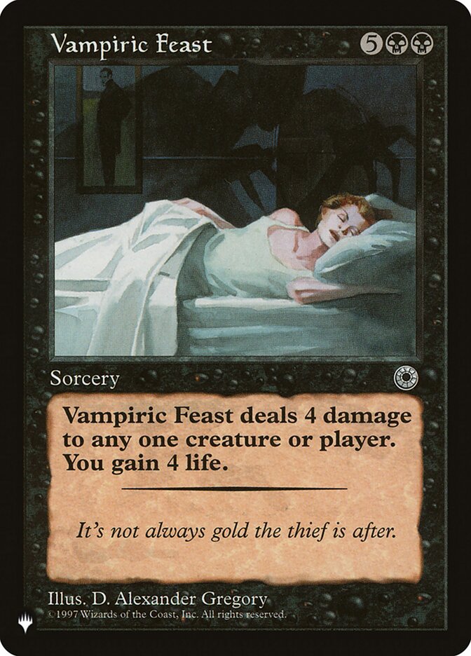 Vampiric Feast — The List (PLST) #POR-114