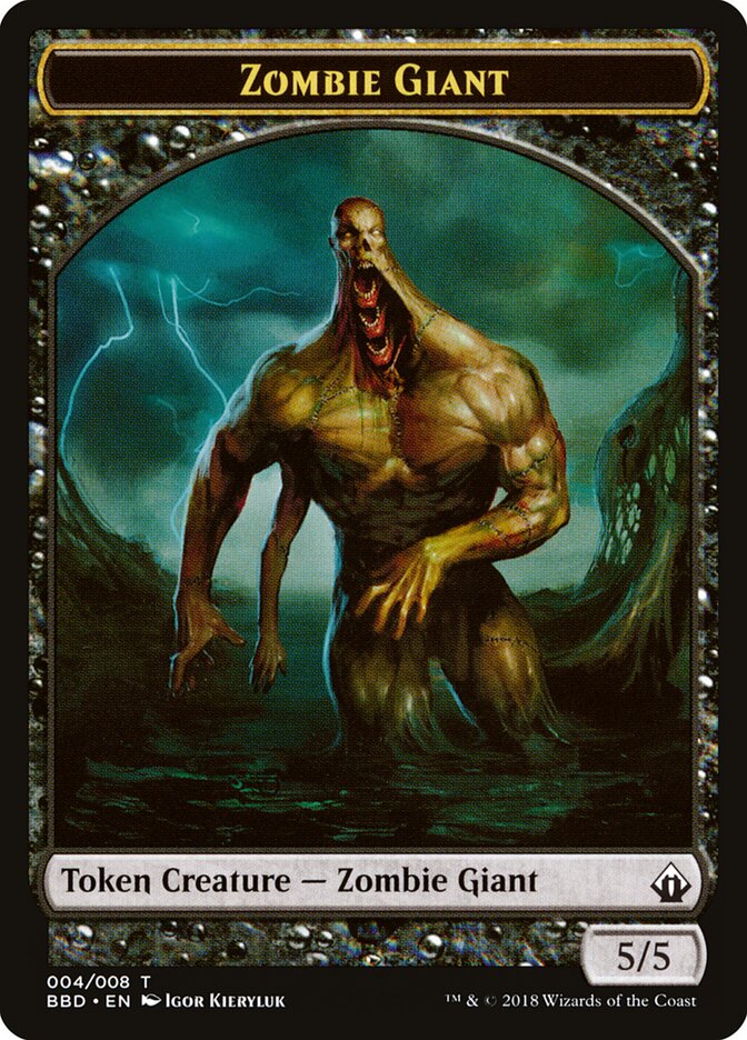 Zombie Giant — Battlebond Tokens (TBBD) #4