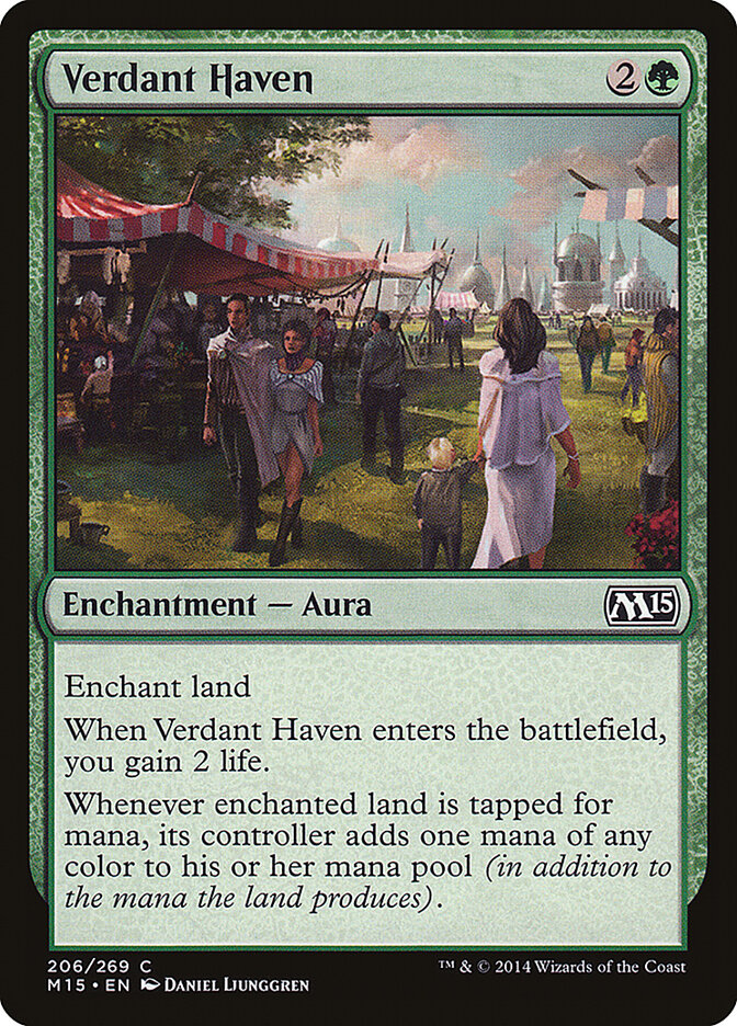 Verdant Haven — Magic 2015 (M15) #206