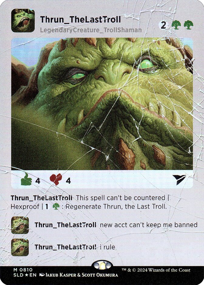Thrun, the Last Troll — Secret Lair Drop (SLD) #810