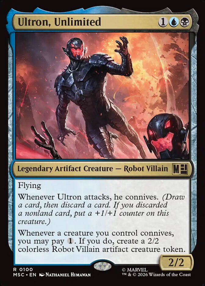Ultron, Unlimited — Marvel Super Heroes Commander (MSC) #100